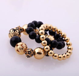 女人飾界 歐美時尚飾品批發(fā)，多層次串珠女士彈力手鏈廠家直銷