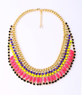 熒光閃耀 歐美時尚飾品點(diǎn)亮女人飾界